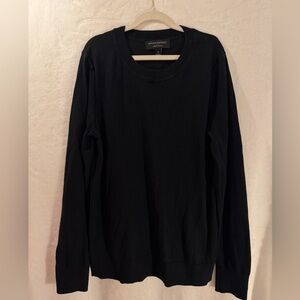 Banana Republic Forever Sweater Womens Medium Pullover Soft Long Sleeve Black